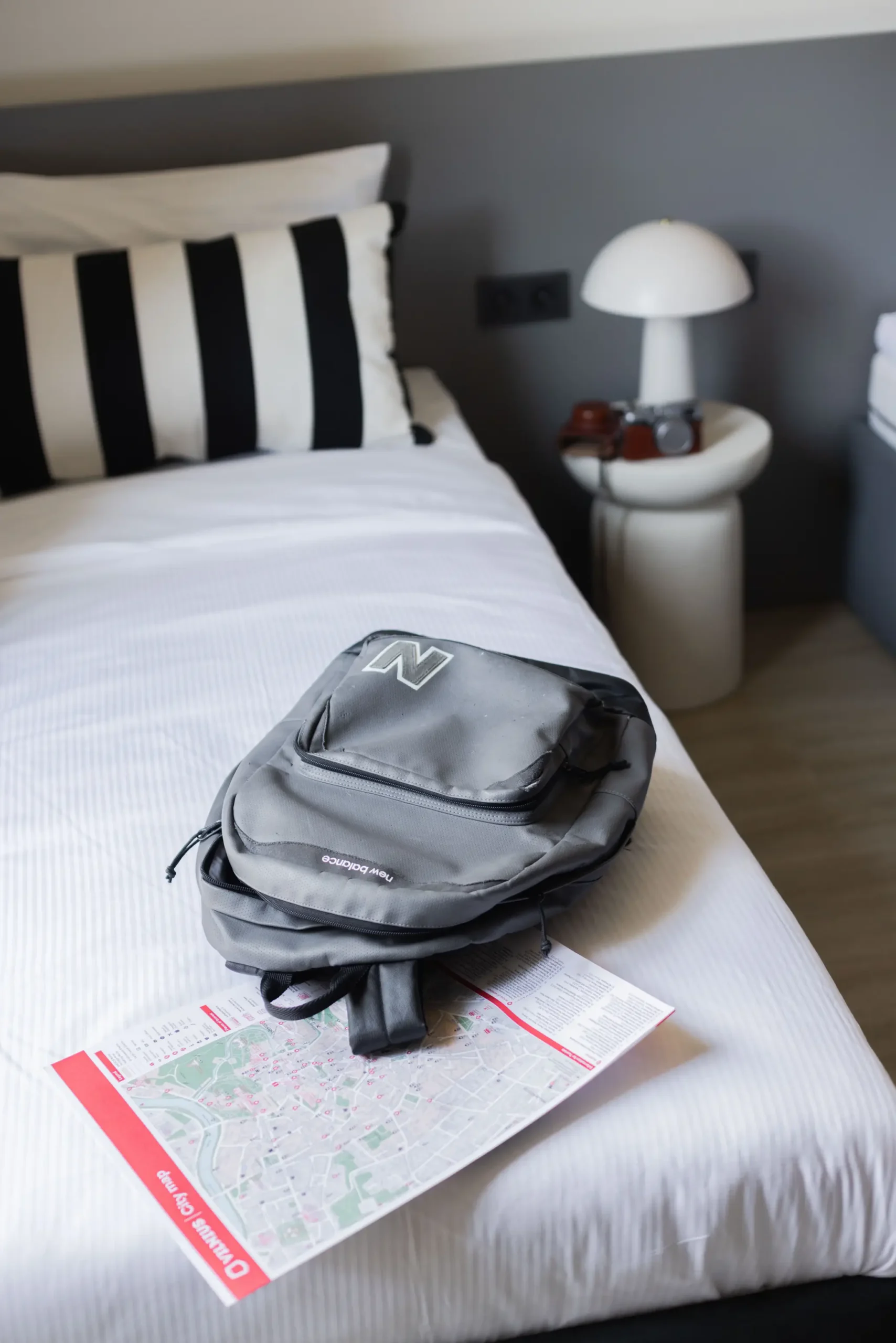 Solo Society guest room bed